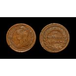 World Coins - France - First Republic - Year 5 - Overstruck 1 Decime on 2 Decimes