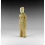 Chinese Attendant Figurine