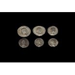 Ancient Roman Imperial Coins - Domitian to Valerian - Denarii and Antoninianii Group [6]