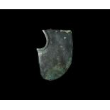 Greek Military Helmet Cheek Piece