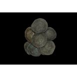 Ancient Byzantine Coins - Late Issues - Bronze Trachy Group [10]