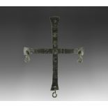 Post Medieval Cross with Niello Inlay