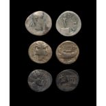 Ancient Roman Republican Coins - Republic and Augustus - Mixed Denarii Group [3]