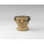 Stone Age Vinca Figural Libation Cup