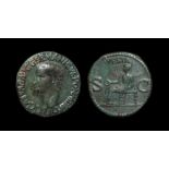 Ancient Roman Imperial Coins - Caligula - Vesta As