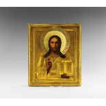 Post Medieval Russian Icon of Christ Pantocrator
