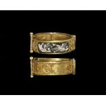 Post Medieval Italian Gold Scarf Ring