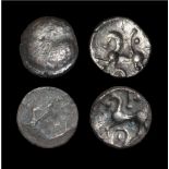 Celtic Iron Age Coins - Central Europe - Pannonia - Boii - Horse Silver Obol Group [2]