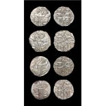 World Coins - Bulgaria - Ivan Alexander and Michael Asen IV - Silver Grosh Group [4]