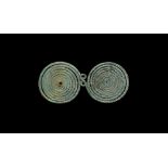 Bronze Age Spectacle Brooch