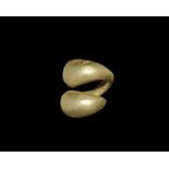 Bronze Age Gold Hair Ring