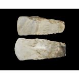 Stone Age Scandinavian Polished Flint Axehead Group