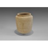 Phoenician Storage Jar with Ribbed Bottom