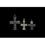 Byzantine Cross Pendant Group