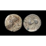 Celtic Iron Age Coins - Danubian Celts - Philip Type - Zeus Tetradrachm