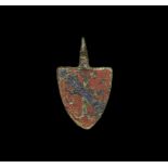 Medieval Heraldic 'Benhall Family' Horse Harness Pendant