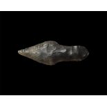 Stone Age British Knapped Spearhead