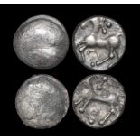 Celtic Iron Age Coins - Central Europe - Pannonia - Boii - Horse Silver Obol Group [2]