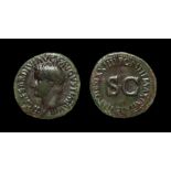 Ancient Roman Imperial Coins - Tiberius - SC As