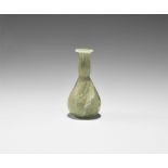 Roman Marbled Glass Bottle