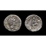Ancient Roman Imperial Coins - Augustus - L. Aquillius Florus - Parthian Kneeling Denarius