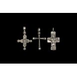 Byzantine Cross Pendant Group