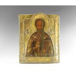 Post Medieval Russian Icon of St Nicholas