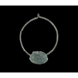 Bronze Age Neck-Ring with Large Roundel