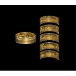 Post Medieval Gold Marriage Celebration Ring of James Boyd and Janet Yule