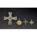 Medieval and Later Cross Pendant Group