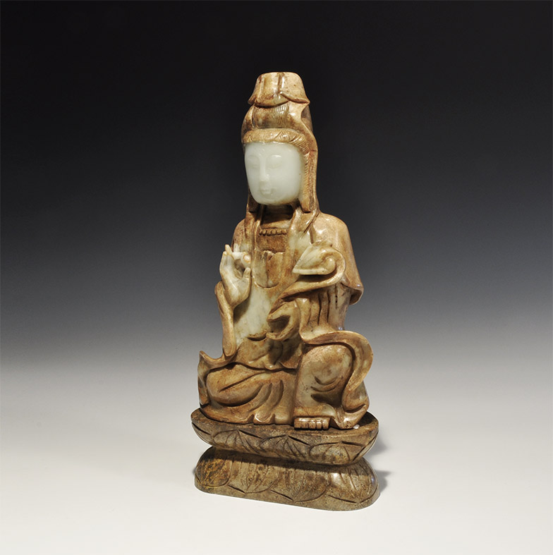 Chinese Sitting Kwan Yin Statue