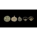 Byzantine Seal Rings, Pendants and Seal Group