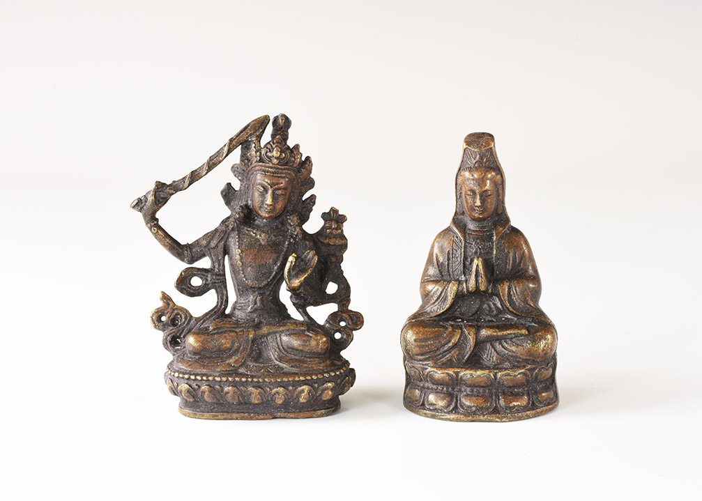 Tibetan Style Statuette Pair