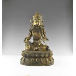 Tibetan Gilt Avalokiteshvara Figure