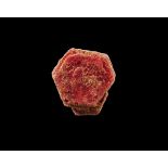 Natural History - Historic Precious Ruby Mineral Specimen