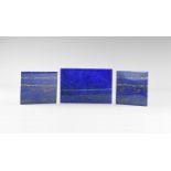 Natural History - Polished Lapis Lazuli Plaque Group