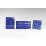 Natural History - Polished Lapis Lazuli Plaque Group