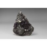 Natural History - Galena and Fluorite Mineral Specimen