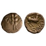 Celtic Iron Age Coins - Trinovantes and Catuvellauni - Cunobelin - Wild Gold Quarter Stater