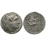 Ancient Greek Coins - Macedonia - Alexander III (the Great"). - Zeus Tetradrachm