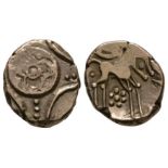 Celtic Iron Age Coins - Iceni - Freckenham Flower Big Wheel Gold Stater