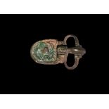 Byzantine Buckle with Saint