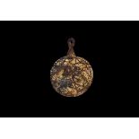 Medieval Gilt Horse Harness Pendant