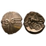 Celtic Iron Age Coins - Catuvellauni - Addedomaros - Crescent Cross Gold Stater