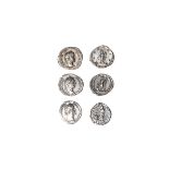 Ancient Roman Imperial Coins - Antoninus Pius - Denarii Group [3]