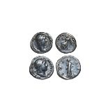 Ancient Roman Imperial Coins - Hadrian - Pudicitia and Victory Denarii Group [2]