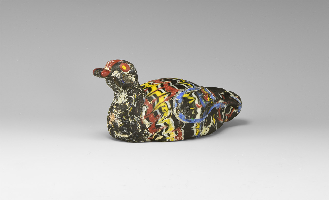 Phoenician Style Mosaic Duck