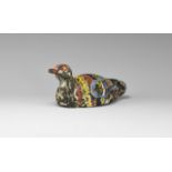 Phoenician Style Mosaic Duck