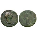 Ancient Roman Imperial Coins - Trajan - Column Dupondius