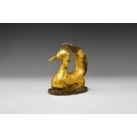 Chinese Gilt Bird Figure